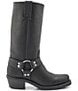 Frye Harness 12R Leather Square Toe Moto Boots, Black - Image 2