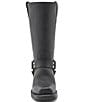 Frye Harness 12R Leather Square Toe Moto Boots, Black - Image 8