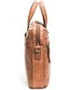 Color:Whiskey - Image 3 - Holden Leather Slim Briefcase