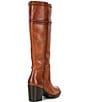 Color:Tan - Image 2 - Jean Leather Tall Pull On Boots