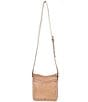 Frye Joy Leather Crossbody Bag, Color:Beige - Image 1