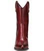 Color:Wine - Image 5 - June Western Leather Booties