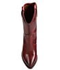 Color:Wine - Image 6 - June Western Leather Booties