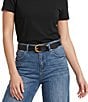 Frye Kaitlin Leather Belt - Image 1