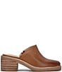 Frye Kate Leather Square Toe Block Heel Mules - Image 2
