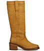 Color:Marigold - Image 2 - Kate Pull-On Floral Embossed Leather Boots