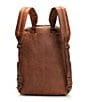 Frye Logan Burnished Leather Backpack, Color:Cognac - Image 2