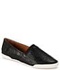 Color:Black - Image 1 - Melanie Leather Slip-On Flats