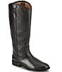 Frye Melissa Button Leather Tall Inside Zip Boots - Image 1