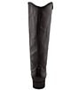 Color:Black - Image 3 - Melissa Button Leather Wide Calf Boots