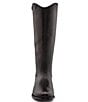 Color:Black - Image 5 - Melissa Button Leather Wide Calf Boots