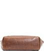 Color:Dark Brown - Image 4 - Melissa Leather Shoulder Bag