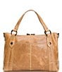 Color:Beige - Image 2 - Melissa Medium Leather Crossbody Bag
