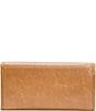 Color:Beige - Image 2 - Melissa Trifold Antique Leather Wallet