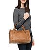 Frye Melissa Washed Leather Satchel Bag, Color:Beige - Image 5