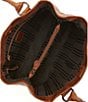 Color:Cognac - Image 4 - Melissa Washed Leather Tote Bag