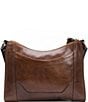 Frye Melissa Zip Leather Crossbody Bag, Color:Cognac - Image 2