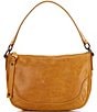 Frye Melissa Zip Leather Crossbody Shoulder Bag, Color:Canyon - Image 1