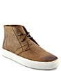 Color:Tan - Image 1 - Men's Astor Leather Lace-Up Chukka Boots