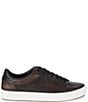 Color:Black - Image 2 - Men's Astor Leather Low Lace Sneakers
