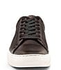 Color:Black - Image 5 - Men's Astor Leather Low Lace Sneakers
