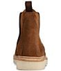 Color:Bark - Image 3 - Men's Leather Hudson Chelsea Wedge Work Boots