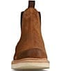 Color:Bark - Image 5 - Men's Leather Hudson Chelsea Wedge Work Boots
