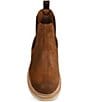 Color:Bark - Image 6 - Men's Leather Hudson Chelsea Wedge Work Boots