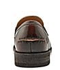 Color:Black - Image 3 - Men's Tyler Brush Leather Penny Loafers