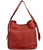 Frye Nora Knotted Hobo Bag, Color:Burgundy - Image 2