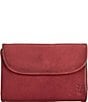 Frye Nora Knotted Small Wallet, Color:Burgundy - Image 1