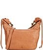 Color:Beige - Image 1 - Nora Knotted Soft Leather Crossbody Bag