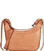 Color:Beige - Image 2 - Nora Knotted Soft Leather Crossbody Bag