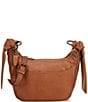 Frye Nora Knotted Soft Leather Crossbody Bag, Color:Cognac - Image 1