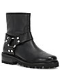 Frye Olivia Harness Leather Lug Sole Booties,Specials : American Fashion Style Bags On Sale