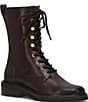 Frye Phoebe Leather Lace Up Combat Boots - Image 6