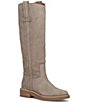 Frye Phoebe Pull On Suede Tall Boots - Image 1