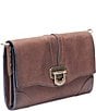 Color:Dark Brown - Image 4 - Piper Wallet Crossbody Bag