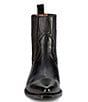 Color:Black - Image 5 - Sacha Chelsea Leather Western Booties