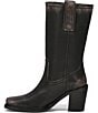 Frye Sedona Mid Calf Leather D-Ring Block Heel Boots - Image 3