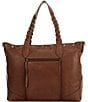 Frye Soraya Shopper Tote Bag, Color:Dark Brown - Image 2