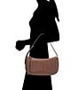 Frye Stella Leather Baguette Shoulder Bag, Color:Cognac - Image 5
