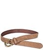 Frye Suede Contrast Stitching Belt - Image 2