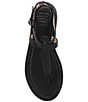 Color:Black - Image 6 - Taylor Leather Thong Sandals