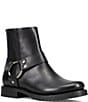 Frye Veronica Flex Leather O-Ring Harness Hardware Booties - Image 1