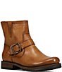 Frye Veronica Flex Leather Buckle Hardware Booties - Image 1