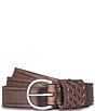 Frye Woven Perforated Leather Belt - Image 6