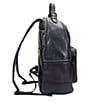 Color:Black - Image 3 - Wyatt Leather Backpack