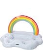 Color:Rainbow - Image 1 - Rainbow Cloud Inflatable Floating Drink Station