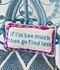 Furbish Go Find Less Needlepoint Pillow, Color:Multi - Image 3
